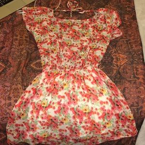 Floral mini dress